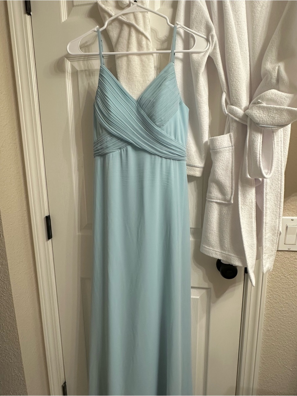 Ever Pretty Light Blue Maxi Dress with Spaghetti Straps
